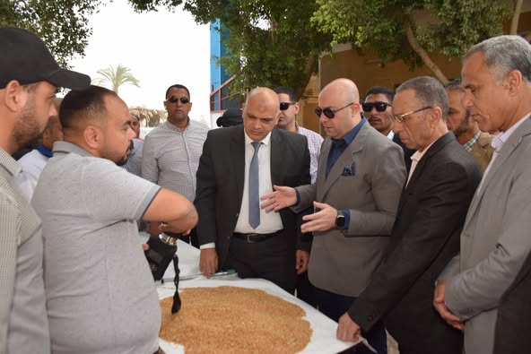 محافظ بني سويف يتابع ميدانياً سير العمل في منظومة توريد الأقماح المحلية لموسم 2024/2025 